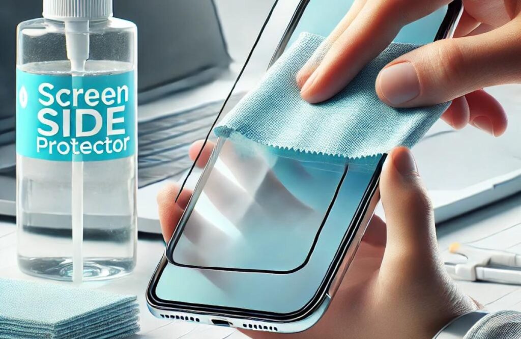 How To Clean The Sticky Side Of A Screen Protector?